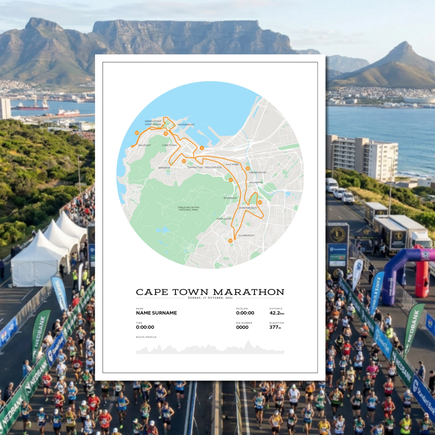Cape Town Marathon - Digital Colour
