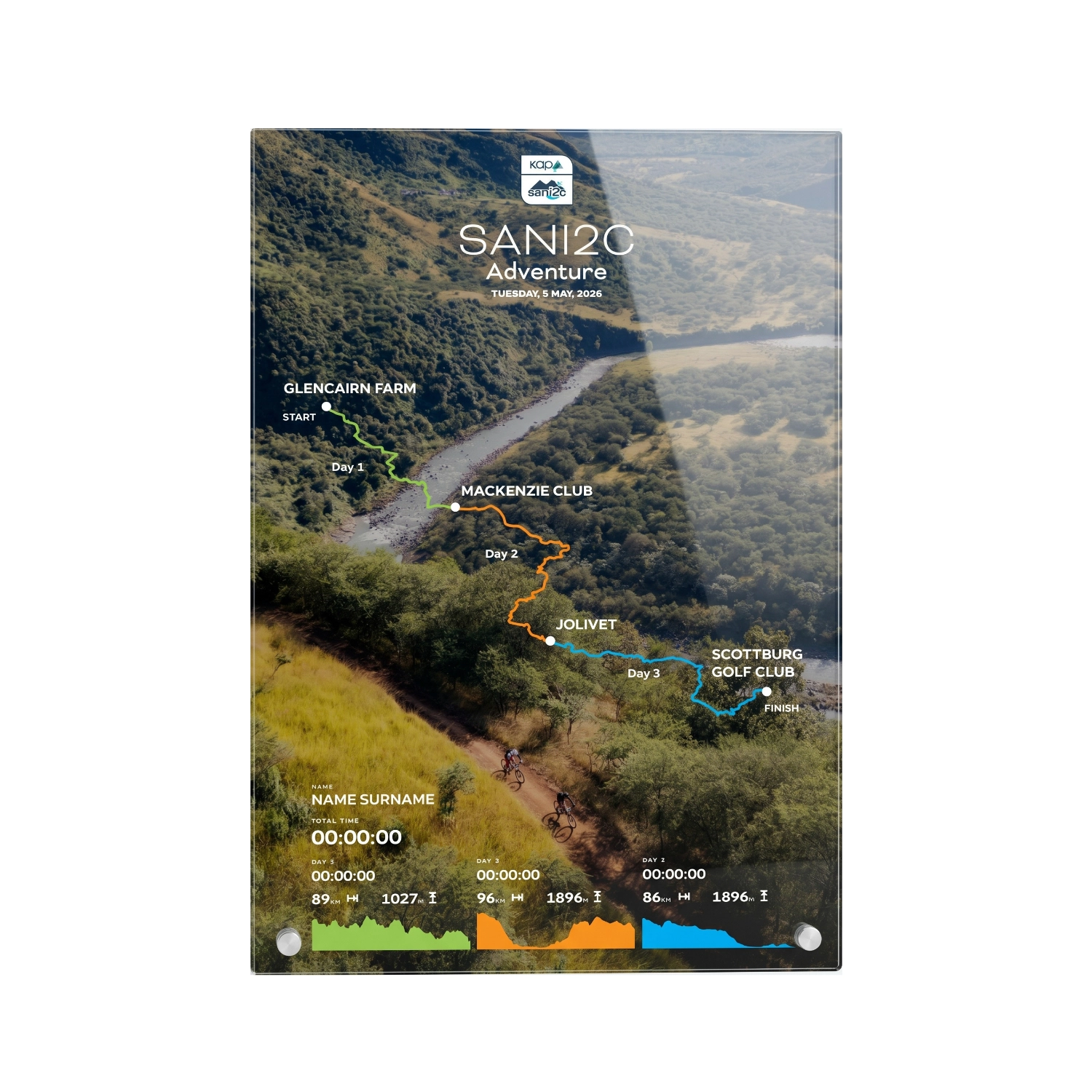 A2 Sani2C Adventure 3mm Perspex Print